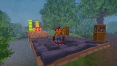 Crash bandicoot floating island 2