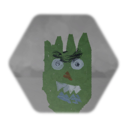 Scary Monster Face Painting