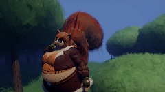 Squirrel girl animation loop