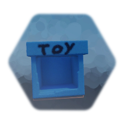 Cardboard box for toys