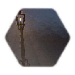 Gas street lamp