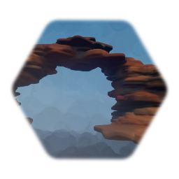 Wild west desert rock arch