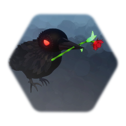 Rose blood raven