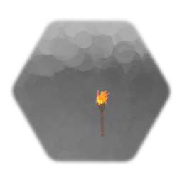 Wooden torch