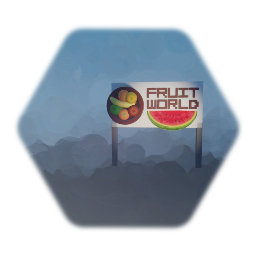 Fruit World Sign