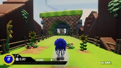 Modern Green Hill (recreation )