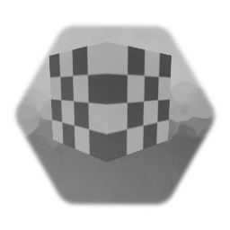 Checkered Test Cube - Medium