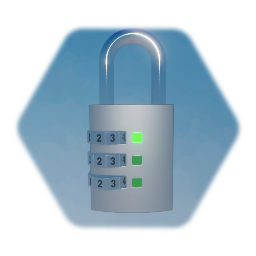 Combination Pad Lock - (Controller DPAD Version)