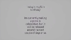 Birthday!!!!!
