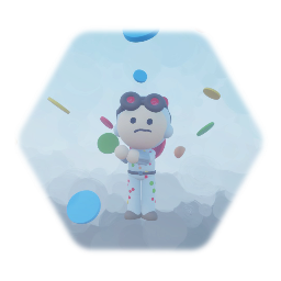 Polka dot man chibi