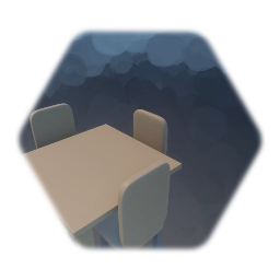 Conjunto mesa y 4 sillas