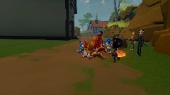 Tails & jr guardians in town village