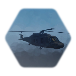 Helicopter with gunners