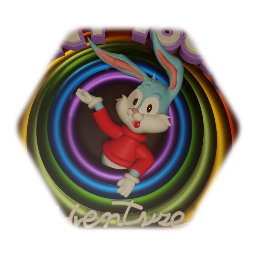 Buster bunny from (tiny toons adventures)