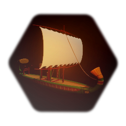 Ancient Egypt Nile Boat (For Unexciting Asset Jam Egypt)