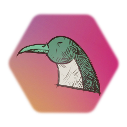 Megapenguin Sticker