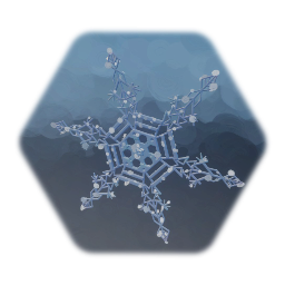 Six Pointed Snowflake, Style 3