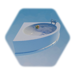 Home Decor - Corner Bath Tub