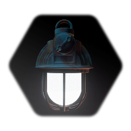 Old Industrial Pendant Light