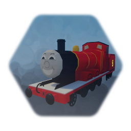 Low Poly James the Red Engine