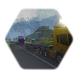 European Semitruck (drivable model) by @Nitro-Arts7472