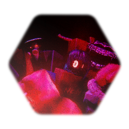 The bloody hearts of screams (the model)