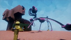 Mommy long legs eating THE player