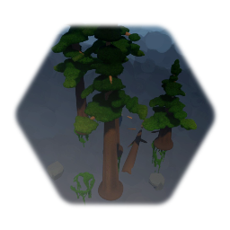 Stylized Tree, Pine (Flippable)