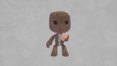 Sackboy eats something [template]