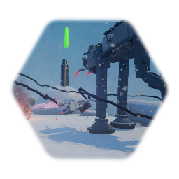 Remix of STAR WARS LEGO HOTH BATTLE SET mk2