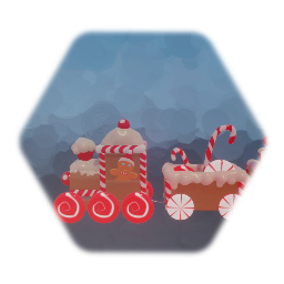 "Ginger Bread Candy Train "