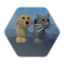 Roblox Adopt me cat and dog