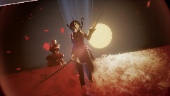 彼岸花と黄泉の武士