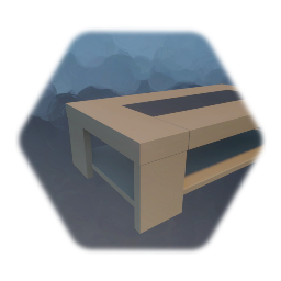 Table rectangulaire moderne