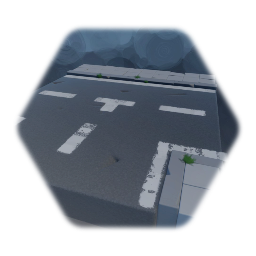 Town - City road crossing