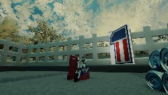 Toy Stunt Bike, Car Jump.