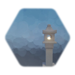 Japanese lamp post