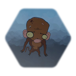 Scary monkey painting (Invader zim)