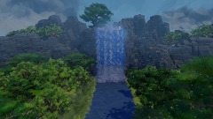 Jungle waterfall