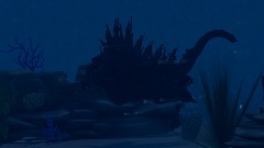 Godzilla Swimming Test