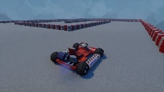 Kart with test track