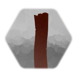 Old Warped Wood Plank