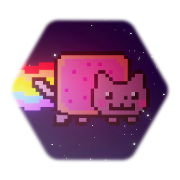 Nyan cat puppet