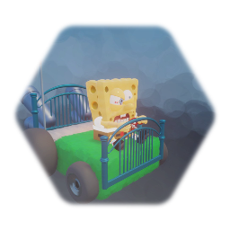 SpongeBob In Hot Rod