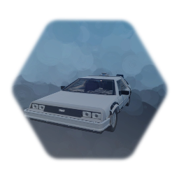 Delorean Time Machine (Drivable)