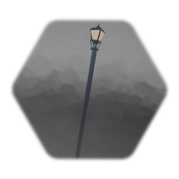 Old-fashioned lamp post