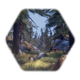 Realistic nature scene (object)