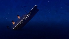 Titanic sinking animation