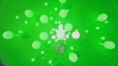 Deep in the meadow an old radio