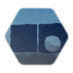 Stone floor tile and wall under side